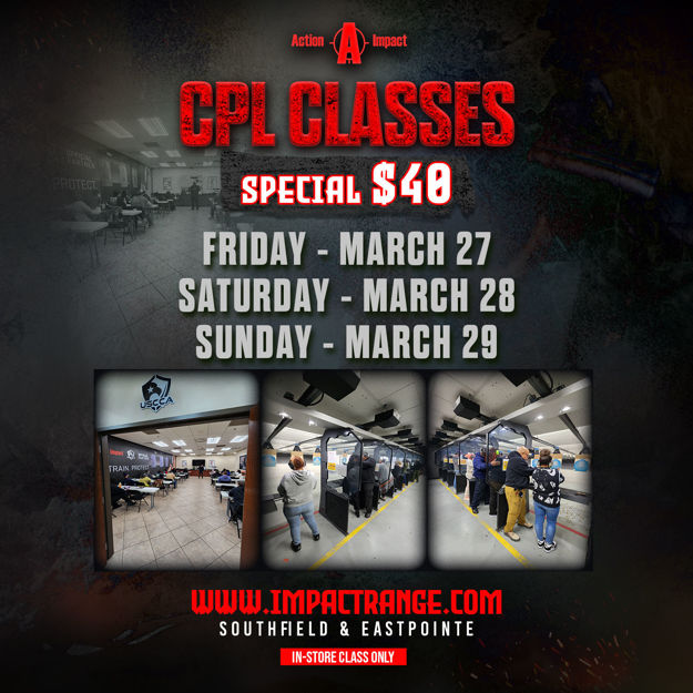 Picture of CCW/CPL Class 03/27/2026 Friday 10am-6pm Eastpointe